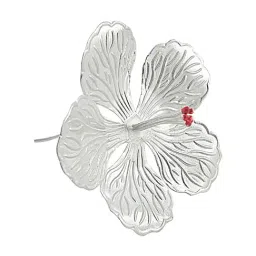 Sri Jagdamba Pearls 0.8 Silver Flower-45
