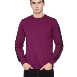 Allen Solly Purple Regular Fit Sweatshirt-picture-34