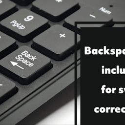 swiztek USB 2.0 Wired Numeric Keypad – Slim Mini 18-Key External Plug & Play Number Pad Digital Keyboard for iMac, MacBook, PC, Laptop & Desktop image 2