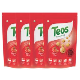 Teos Nutri Pops Roasted Makhana Snacks Tomato Twist 4 x 70 g-image-26