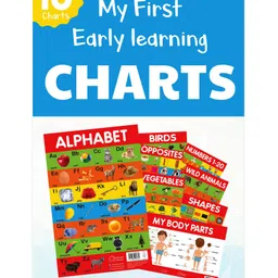 wonder house books Early Learning Educational Set of  10 Charts - English-picture-43