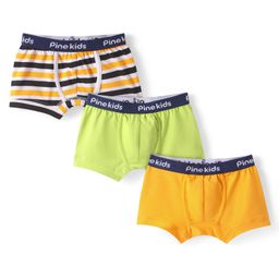 Pine Kids Cotton Knit Trunks with Stripes Pack of 3 (Color May Vary)-20