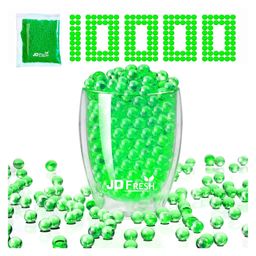 JD FRESH 10,000 Gel Blaster Bullets Eco-Friendly and Non-Toxic 7-8MM Water Beads - Green-image-75