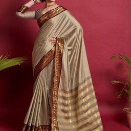 RUNAYA NX Zari Silk Cotton Mysore Silk Saree-image-87