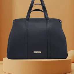 Caprese Jamie Textured Oversized Laptop Shoulder Bag-11