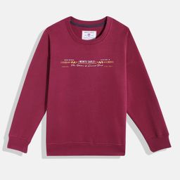 Monte Carlo Boys Brand Logo Printed Round Neck Sweatshirt-image-33