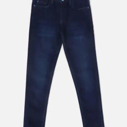 Allen Solly Junior Navy Cotton Skinny Fit Jeans-picture-18