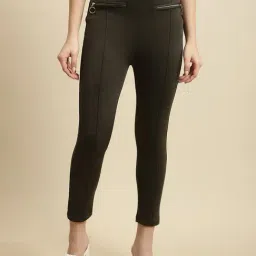 TAG 7 Green High Rise Jeggings-image-32