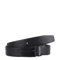 Red Chief Black Leather Formal Belt-image-66