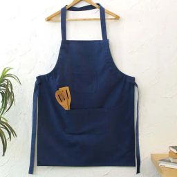 House This Kitchen Master Blue Cotton Apron-picture-31