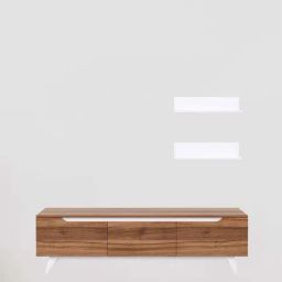 SPYDER CRAFT D3-D4 Engineered Wood TV Entertainment Unit (Noce Lyon & White) image 4