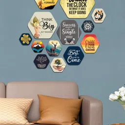 Tiny Shiny Multicoloured MDF Wall Decor-picture-46
