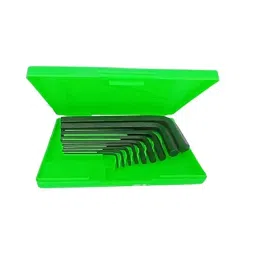 B K Jagan & CO Allen Key Set L-Shape Universal Key ‎Carbon Steel ‎Fixed Square Polished 15 to 10 mm-30