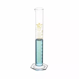 Supertek 100 ml Class A Measuring Cylinder Hexagonal Base With Pour Out, 72.504.0100-47