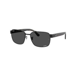 Ray-Ban Grey Square UV Protection Unisex Sunglasses-image-39