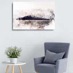 999store Off White Beautiful Mountain Art Framed Canvas Painting-38