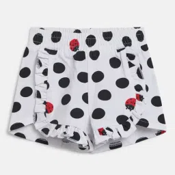Chicco Kids White & Black Printed Shorts-picture-32