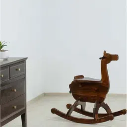 Fabindia Home Brown Sheesham Wood Rocker-10