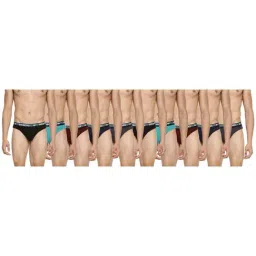 Dollar Bigboss Multicolored Cotton Regular Fit Briefs (Pack of 10)-image-92