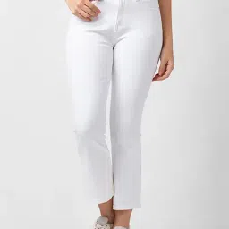Spykar White Mid Rise Jeans-image-65