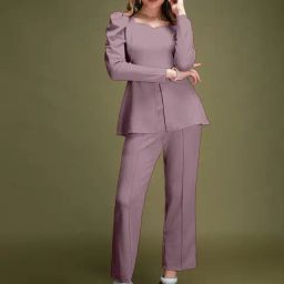 SELVIA Mauve Maxi Co-Ord Set-12