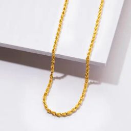 P.N.Gadgil Jewellers 22k Gold Shimmer Rudragath Gold Chain-image-74