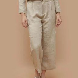 Code by Lifestyle Beige Plain Pants-image-93