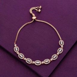 Kai Jewel Sterling Silver Rose Gold The Circle of Candour Adjustable Bracelet-image-28