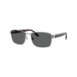 Ray-Ban Grey Square UV Protection Unisex Sunglasses-image-74