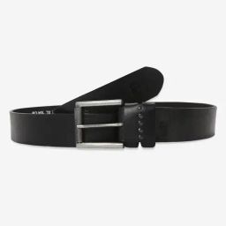 Spykar Black Leather Waist Belt For Men-picture-7