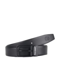 Red Chief Black Leather Formal Belt-1