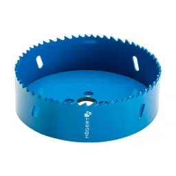 Hogert Technik 105 mm Dia 4-8 TPI Bi-Metal Hole Saw for Wood, Plastic, Cu, Al., Cast Iron, SS, HT6D448-image-90