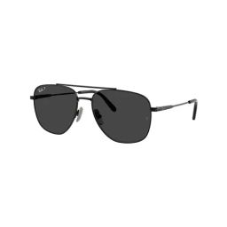 Ray-Ban Grey Square UV Protection Unisex Sunglasses-image-18