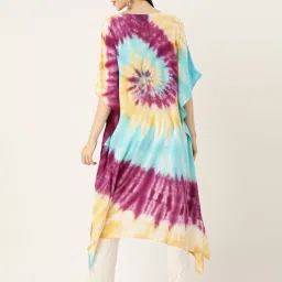 maaesa Multicolored Printed A Line Kaftan image 2