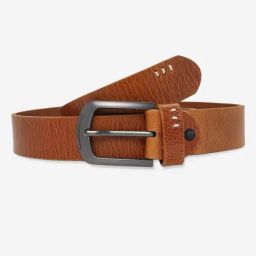 Spykar Tan Leather Waist Belt For Men-image-4