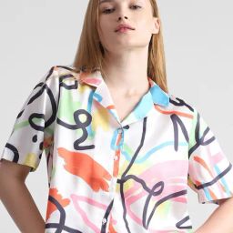 Only Multicolor Printed Shirt-image-98