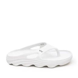 Doubleu Men's White Flip Flops-image-71