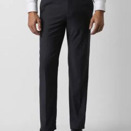 Van Heusen Black Regular Fit Trousers-image-45