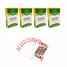 YAJNAS Pocker Rummy Decks Playing Cards for Child and Adult (Set of 4)-16