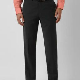 Van Heusen Black Regular Fit Trousers-image-44