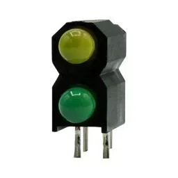 DIALIGHT CKT BOARD INDICATOR, G/Y, 19/12.6MCD, TH, 553-0132-300F-picture-40