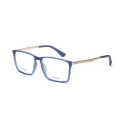 Police VPLG70K56AGQMFR Blue Square Eye Frame for Men-picture-10