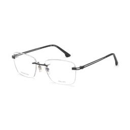 Police VPLC44K53530FR Black Square Eye Frames For Men-picture-31