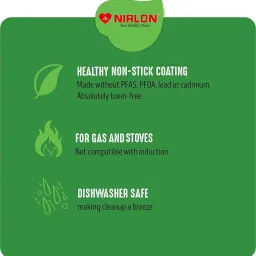Nirlon Red Aluminium Non-Stick Cookware Utensils Combo Set with Bakelite Handle image 5