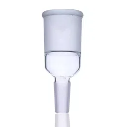 ABGIL Expansion Adapter Borosilicate Glass With B19 Socket and B14 Cone, ADP-02-02-4