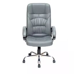 Ergonomica High Back Leatherette Office Revolving Chair/Manager Chair Grey, ER16-image-82