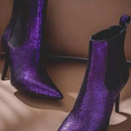 Saint G Women's ARELY Purple Chelsea Boots-image-55