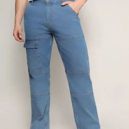 Campus Sutra Blue Regular Fit Jeans-picture-12