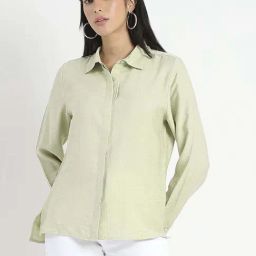 Madame Green Regular Fit Shirt-image-74