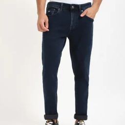Tommy Hilfiger Denim Dark Cotton Slim Fit Jeans-image-88